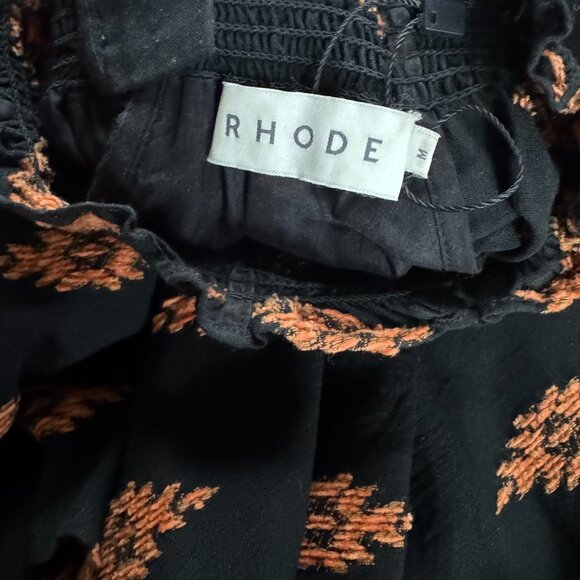 Rhode Marika Mini Tent Dress in Ikat Jacquard Size M - Picture 4 of 5